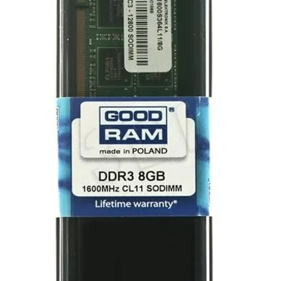Pamięć GoodRam GR1600S364L11/8G (DDR3 SO-DIMM; 1 x 8 GB; 1600 MHz; CL11)