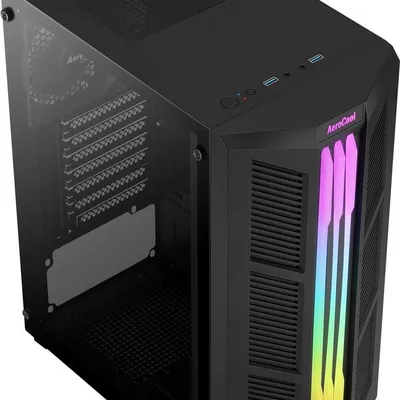 OBUDOWA AEROCOOL PGS PRIME-G-BK-v1 RGB czarna
