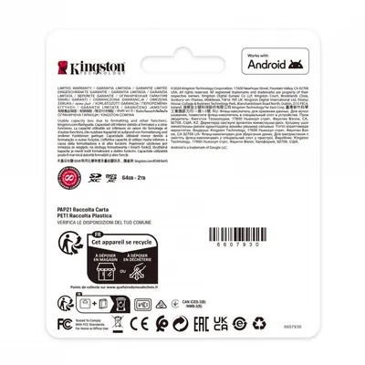 KINGSTON microSDXC 1TB Canvas Select Plus 3 + ADP