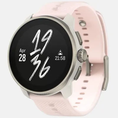 Zegarek sportowy Suunto Race S Powder Pink AMOLED 45mm Szary