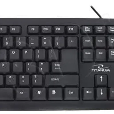 Zestaw klawiatura + mysz TITANUM TK106 (USB 2.0; (US); kolor czarny; optyczna)