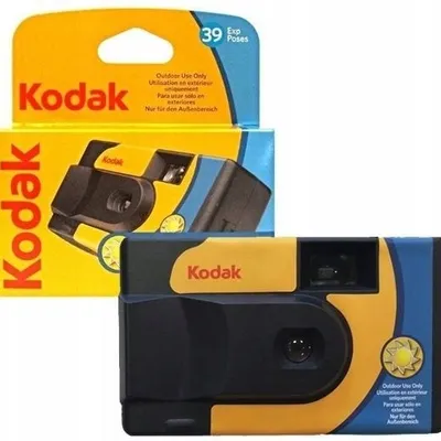 Kodak DAYLIGHT Aparat Fotograficzny Jednorazowy z filmem kolorowym 27+12 klatek zdjęć, bez wbudowanej lampy błyskowej