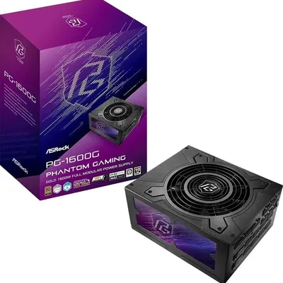 Zasilacz ASRock PHANTOM GAMING 1600W 80 Plus Gold