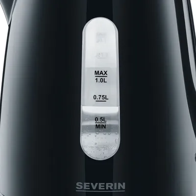 SEVERIN CZAJNIK ELEKTRYCZNY 1L, PLASTIK, ZAKRYTA GRZAŁKA, WSKAŹNIK POZIOMU WODY, ZAKRYTY ELEMENT GRZEJNY, MOC 2200W WK3410
