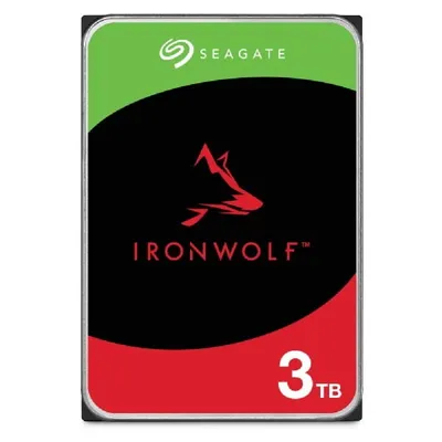 Dysk HDD Seagate IronWolf ST3000VN006 (3 TB ; 3.5"; 256 MB; 5400 obr/min) (WYPRZEDAŻ)