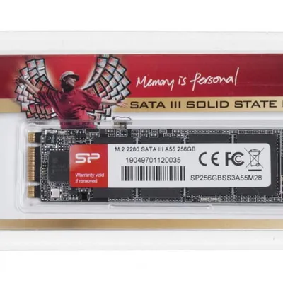 Dysk SSD Silicon Power Ace A55 256GB M.2 SATA III 550/450 MB/s (SP256GBSS3A55M28)