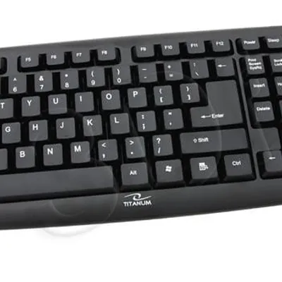 Klawiatura TITANUM TK101 (USB 2.0; (US); kolor czarny)