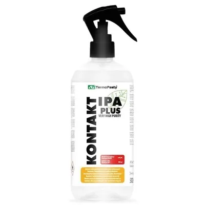 KONTAKT IPA PLUS. Wysokiej czystości alkohol izopropylowy. Usuwa wszelkie zanieczyszczenia z elementów optycznych. Nie pozostawia śladów i plam. Ma wł