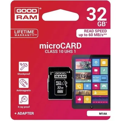 Karta pamięci GoodRam M1AA-0320R12 (32GB; Class 10; + adapter)