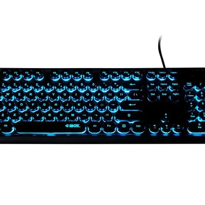 Klawiatura IBOX PULSAR IKS620 (USB 2.0; (US); kolor czarny)