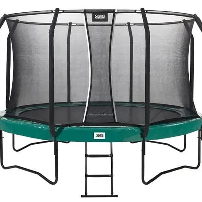 Trampolina Salta First Class - 427cm - zielona