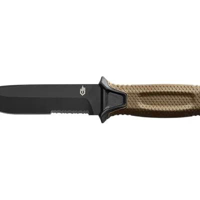 Nóż survivalowy GERBER Strongarm Fixed Serrated Coyote