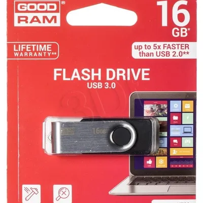 Pendrive GoodRam Twister UTS3-0160K0R11 (16GB; USB 3.0; kolor czarny)