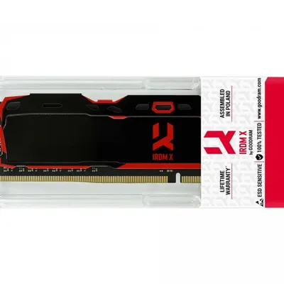 GOODRAM DDR4 16GB PC4-25600 (3200MHz) 16-20-20 IRDM X BLACK 1024x8