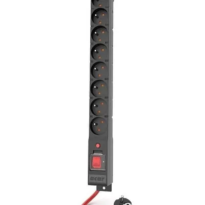 Listwa zasilająca Acar R8 POWER 16A (3m ; czarny)