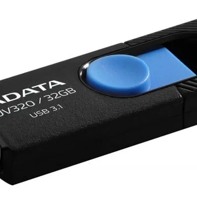 Pendrive ADATA UV320 AUV320-32G-RBKBL (32GB; USB 3.1; kolor czarny)
