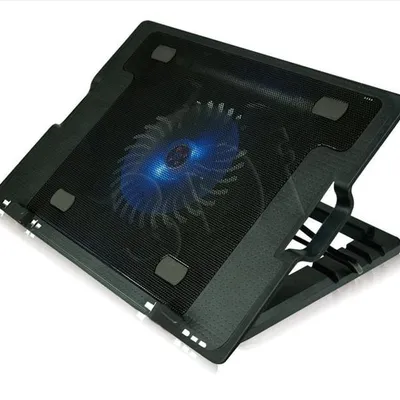 Podstawka chłodząca pod notebook VAKOSS LF-1860AL (17.x cala; 1 wentylator; HUB)