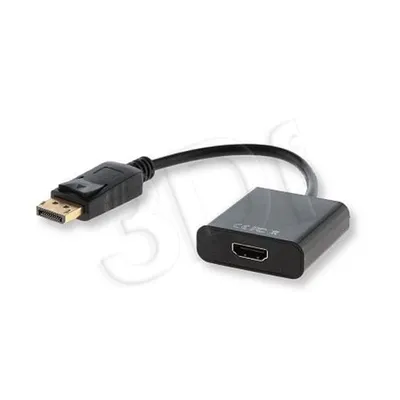 Adapter SAVIO cl-55 (HDMI F - DisplayPort M; 0,10m; kolor czarny)