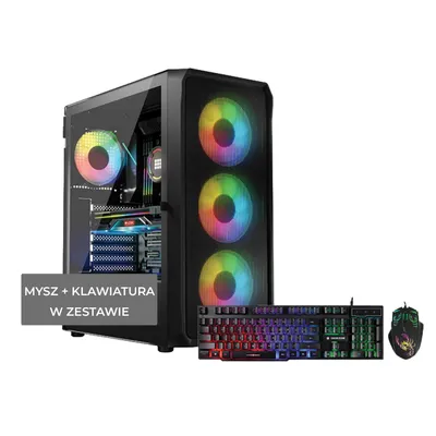 Komputer Pricemax AX11 ARGB Intel Core i5-14400F | 32GB Kingston Fury | Dysk SSD 1TB | GeForce RTX 4060| Linux