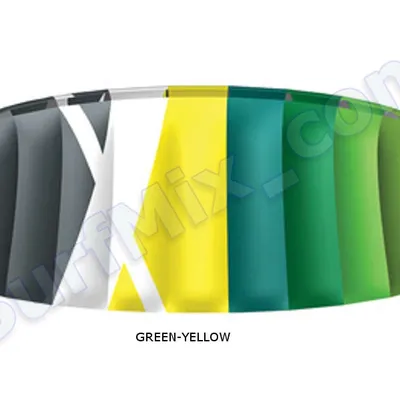 Latawiec treningowy Cross Kites AIR New Green Yellow