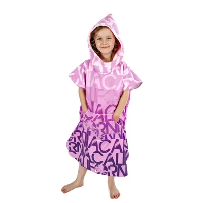 Poncho dziecięce Malokee California wrzosowe