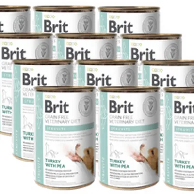 BRIT GF veterinary diets dog Struvite 12x400g-karma mokra dla psa