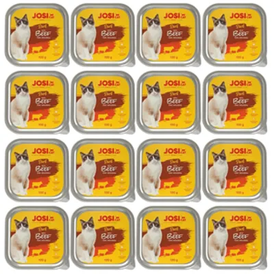 JOSERA JosiCat Pate z wołowiną 16x100g