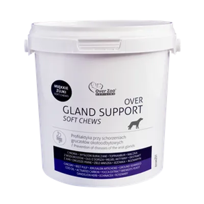 OVER Gland Support soft chews - na gruczoły około odbytowe -  90 żujek