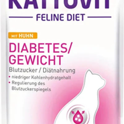 Kattovit Diabetes/Gewicht kurczak 85g saszetka