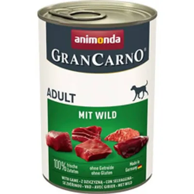 ANIMONDA Grancarno Adult Dog smak: Dziczyzna 400g