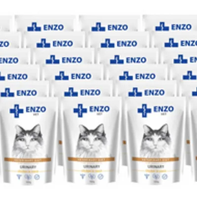 ENZO VET Urinary z kurczakiem w sosie dla kotów 24x100g