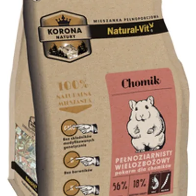 KORONA NATURY Natural-Vit pokarm dla chomika 750g