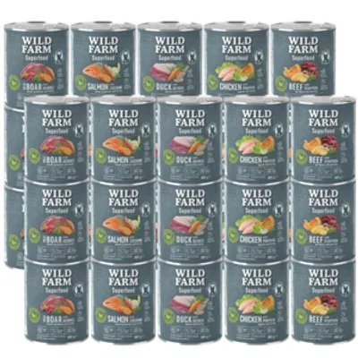 WILD FARM Superfood Mix Smaków 30x800g
