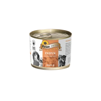 Prize Karma Mokra Dla Psa Indyk z Warzywami 200g