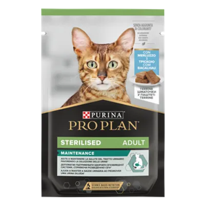 Purina Pro Plan Sterilised z rybą oceaniczną dla kota 85g