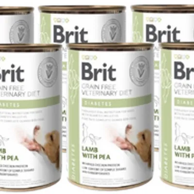 BRIT GF Veterinary Diets Dog Diabetes 6x400g - karma mokra dla psa
