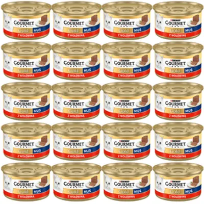 Purina Gourmet Gold mus z wołowiną 72x85g