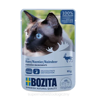 BOZITA Kawałki w galaretce z reniferem (saszetka) 85g