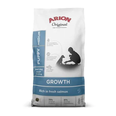 ARION Original Growth Salmon/Fish Puppy Medium 2kg