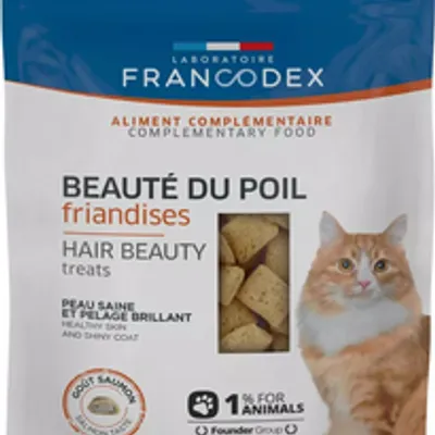 FRANCODEX Przysmak dla kota - piękna sierść 65g