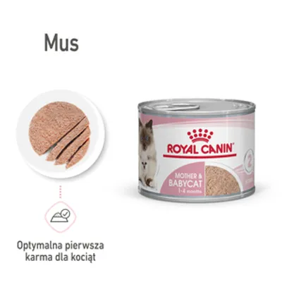 ROYAL CANIN®   Babycat Instinctive Mousse karma mokra, mus dla kociąt od odsadzenia do 4 miesiąca życia