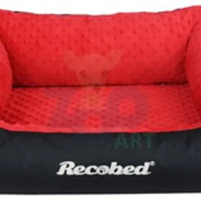 RECOBED kanapa Sargasso czarno- czerwona S 65x50cm