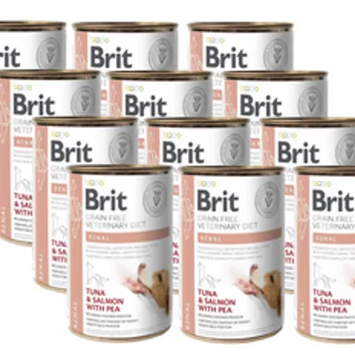 BRIT GF veterinary diets dog Renal 12x400g-karma mokra dla psa