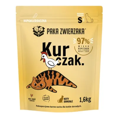 Paka Zwierzaka - Karma sucha KOT Kurczak KOCIĘTA "S'' 1,6kg
