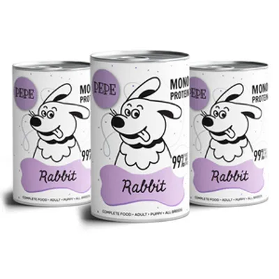 PEPE MONO PROTEIN Rabbit (królik) 3x400g