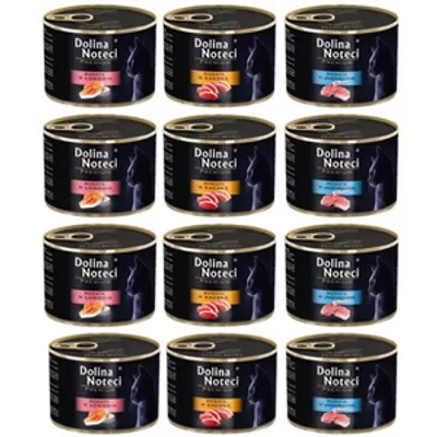 Dolina Noteci Premium dla kota Mix Smaków 12x185g