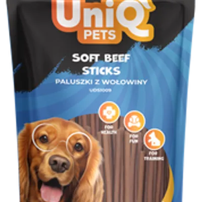 UNIQ PETS przysmaki dla psa 80g paluszki z wołowiny
