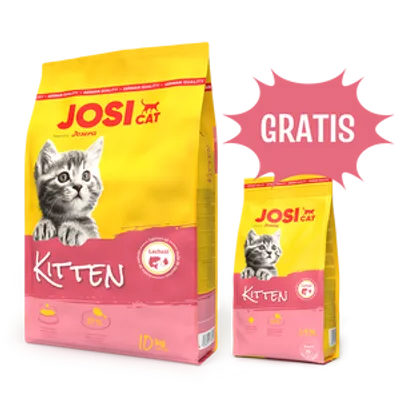 JOSERA JosiCat Kitten 10kg + 1,9kg GRATIS!!