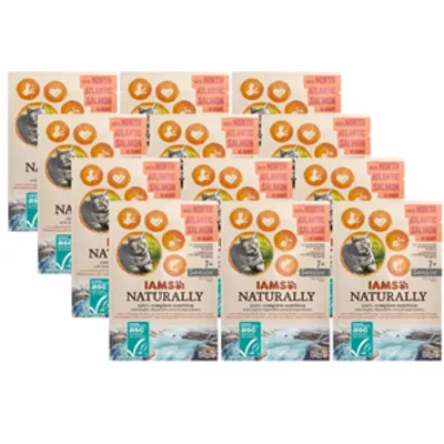 IAMS - Naturally with North Atlantic Salmon in gravy 12x85g