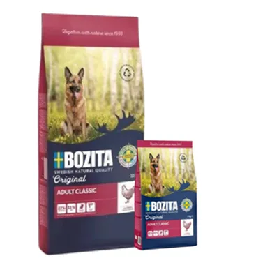 BOZITA Original Adult Classic 12kg + 3kg GRATIS